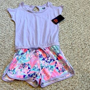 NWT girls RBX one piece size 7/8!